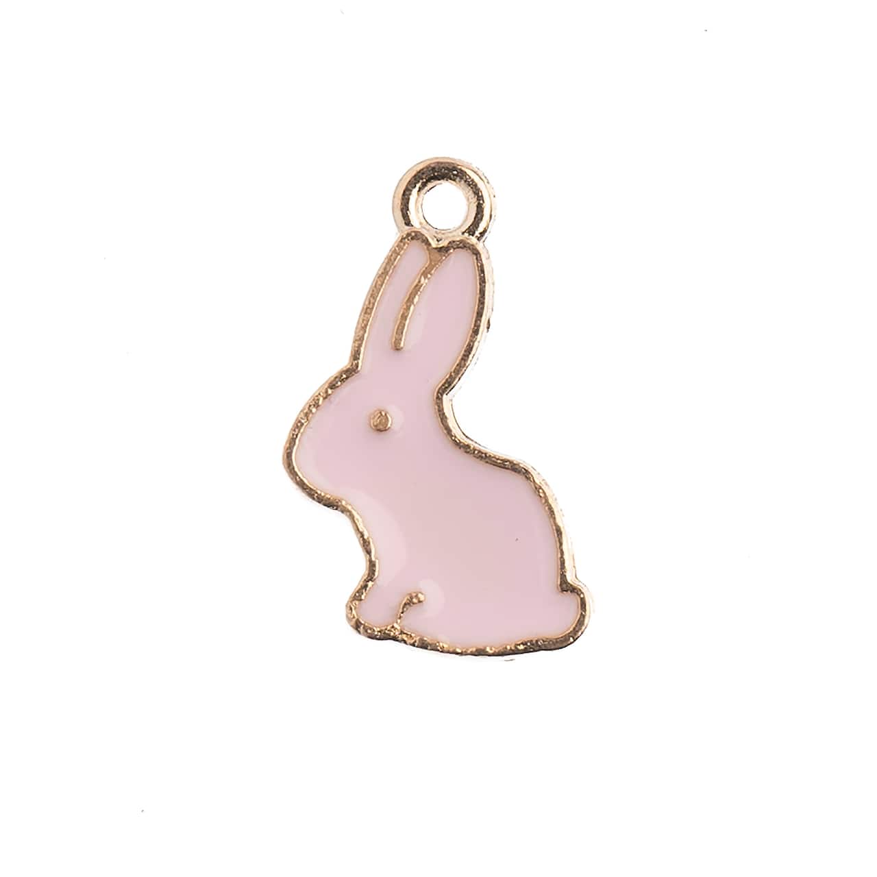 John Bead Sweet & Petite Bunny Rabbit Charms, 10ct.